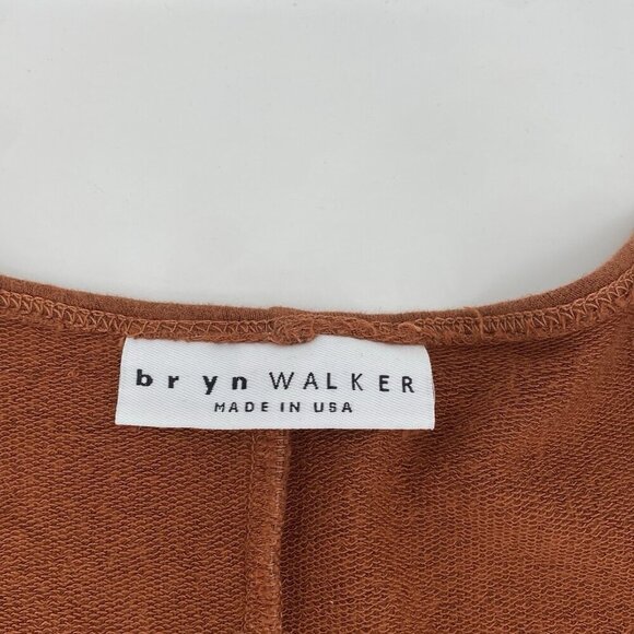 Bryn Walker Burnt Orange Dolman Sleeve Oversized Tunic Top Size XS Lagenlook - Picture 3 of 10